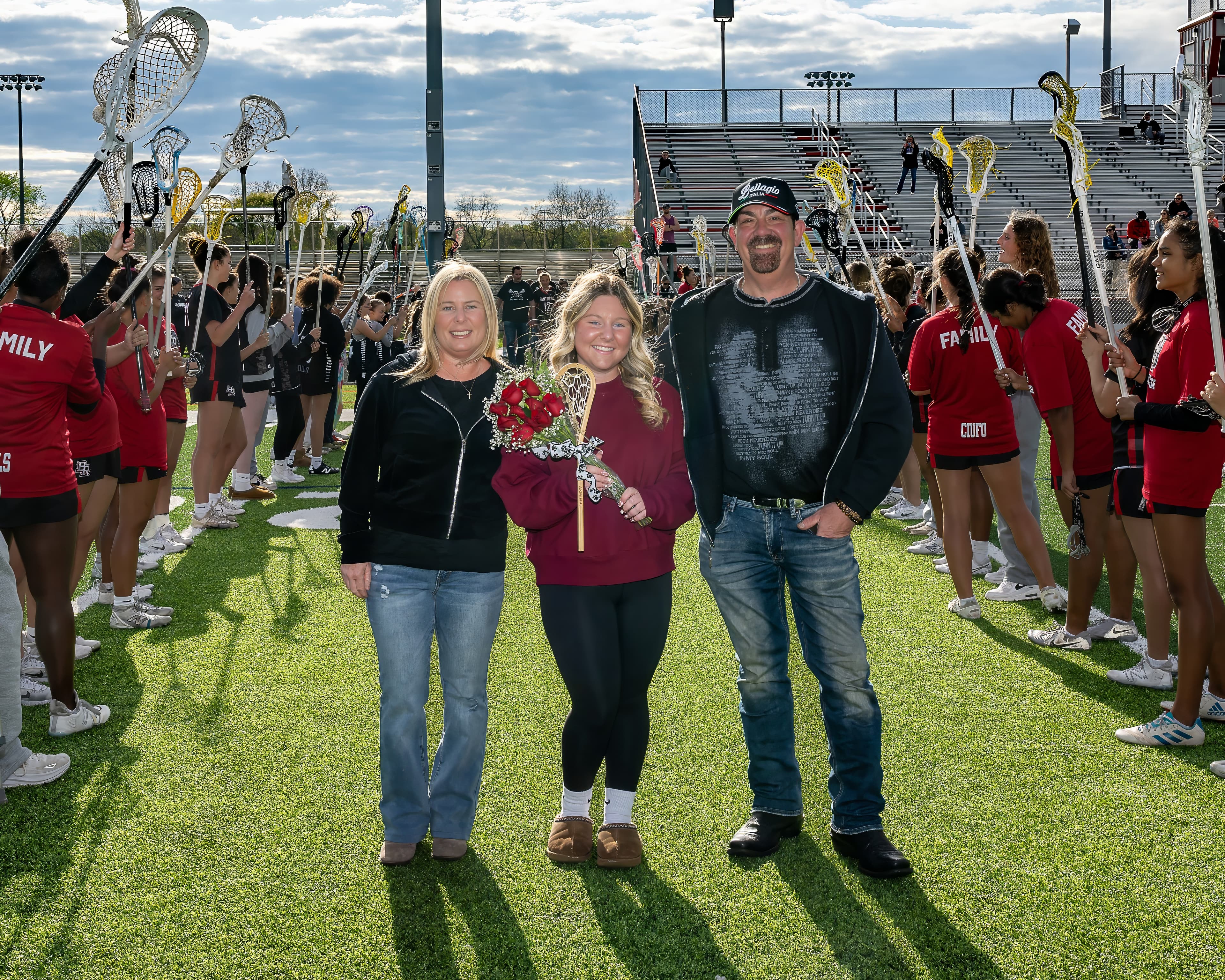 BRHS Girls Lacrosse — ground ball battle